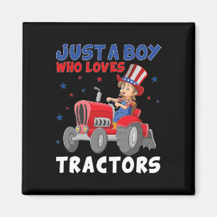 Boerderij Lifestyle 4 juli Gewoon een jongen die h Magneet