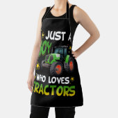 Boerderij Lifestyle, een jongen die van tractoren  Schort (Insitu)