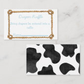 boerderij, luier Raffle-ticket Informatiekaartje (Voorkant / Achterkant)