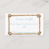 boerderij, luier Raffle-ticket Informatiekaartje (Voorkant)