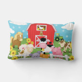 Boerderij Lumbar Pillow Kussen (Achterkant)