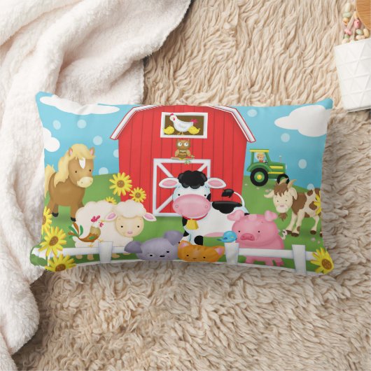 Boerderij Lumbar Pillow Kussen (Deken)