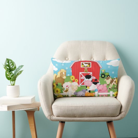 Boerderij Lumbar Pillow Kussen (Stoel)