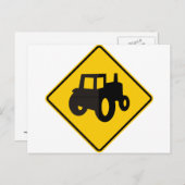 Boerderij Machineverkeerstitel Briefkaart (Voorkant / Achterkant)