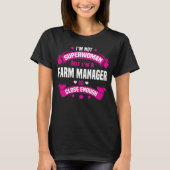 Boerderij Manager T-shirt (Voorkant)