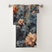 Boerderij marineblauw preppy bad handdoek (Insitu)