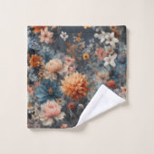 Boerderij marineblauw preppy bad handdoek (Wasdoekje)