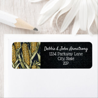 Boerderij Markt Maïskolven Oogst Koel retouradres Etiket