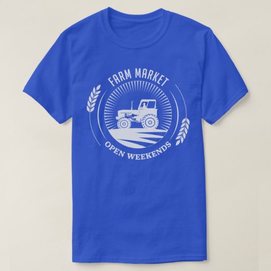 Boerderij Markt Tractor T-shirt (Design voorkant)