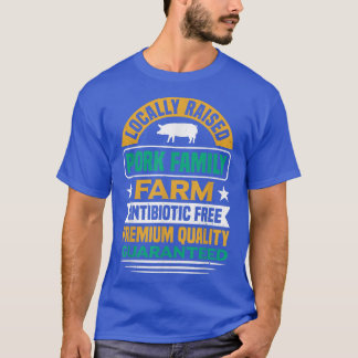 Boerderij marktfamilie lokale landbouwers t-shirt
