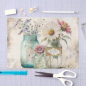 Boerderij Mason Jars Tissuepapier (Craft)