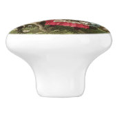  Boerderij Meisje en Koe Keramische Knop (Zijkant)