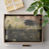 Boerderij meisje met Koe Romantic Farmhouse Scene Tissuepapier (Geschenk)