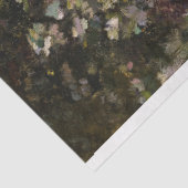 Boerderij meisje met Koe Romantic Farmhouse Scene Tissuepapier (Detail)