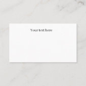  Boerderij meisje voegt tekst toe Visitekaartje (Achterkant)