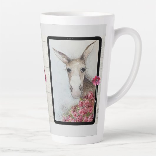 Boerderij Meisjeskunst de heer Hee Haw Latte Mok (Rechts)