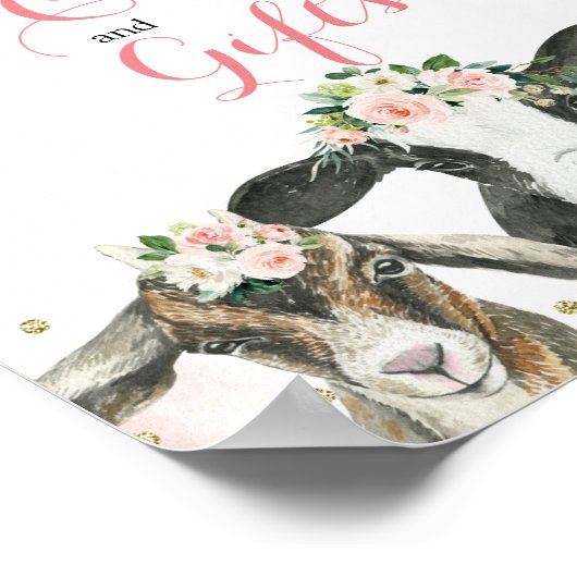 Boerderij Mestkaarten en cadeaubonnen Poster (Hoek)