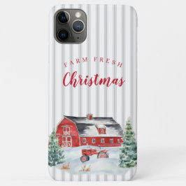 BOERDERIJ met kerst- en smaaktest Case-Mate iPhone Case