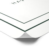 Boerderij met kerstbomen Poster (Hoek)