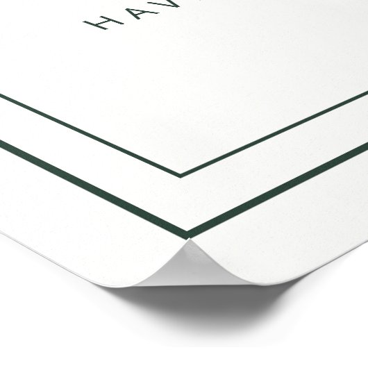 Boerderij met kerstbomen Poster (Hoek)