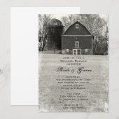 Boerderij met landschuur kaart (Voorkant / Achterkant)