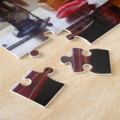 Boerderij met naaimachine legpuzzel (Zijkant)