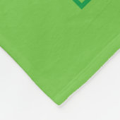 Boerderij met schattige dieren Scène op groen Fleece Deken (Hoek)