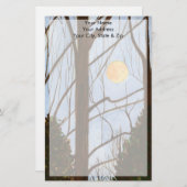 Boerderij met volledige kerstboom briefpapier (Voorkant / Achterkant)