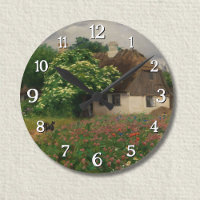 Boerderij met weidebloemen