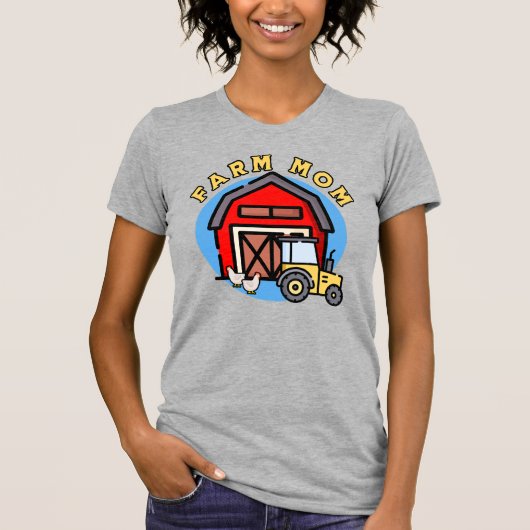 Boerderij Moeder T-shirt (Voorkant)