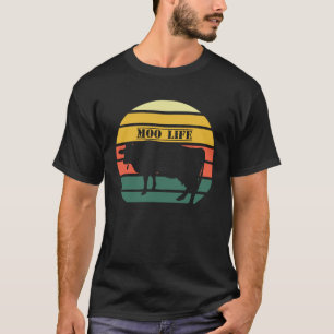 Boerderij Moo Leven Koe Patroon T-shirt