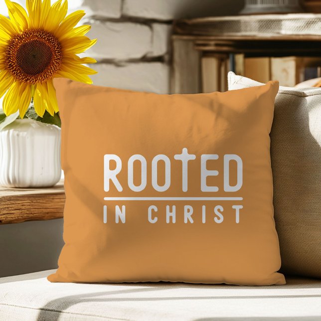 Boerderij mosterd Christelijk Sierkussen (Creator heeft geüpload)