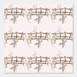 Boerderij Muizen en hekken Tan Behang