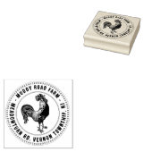 Boerderij Naam en locatie Rooster Stempel Fancy gr (Gestempeld)