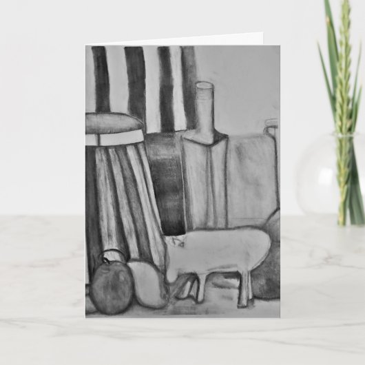 "Boerderij naar Ezel" Beterschapkaart Kaart (Voorkant)