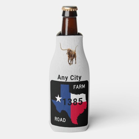 Boerderij naar marktweg van uw keuze, flesjeskoeler (Fles Voorkant)