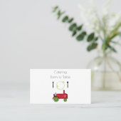 Boerderij naar tabel visitekaartje (Staand voorkant)