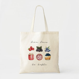 Boerderij naar tafel Berry Fruit Edition Canvas ta Tote Bag