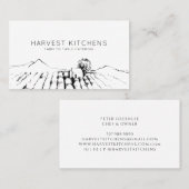 Boerderij naar tafel Catering Visitekaartje (Voorkant / Achterkant)