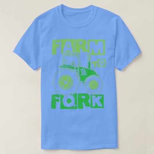 Boerderij naar vork t-shirt (Design voorkant)