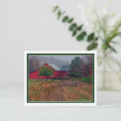 Boerderij najaar briefkaart (Staand voorkant)