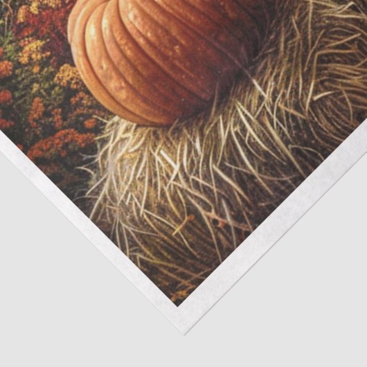 Boerderij najaar tissuepapier (Detail)