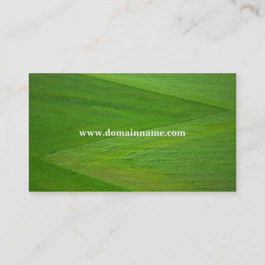 Boerderij Natuur groene blauwe hemel witte wolk Visitekaartje (Achterkant)