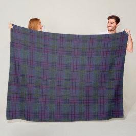 Boerderij Navy Blue Tartan Fleece Deken
