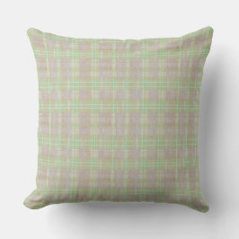 Boerderij Neutraal Salie Plaid Kussen