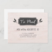 Boerderij | Nieuw Adres Aankondigingskaart (Voorkant / Achterkant)