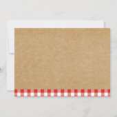 Boerderij nodigt Birthday Old McDonald Country uit Kaart (Achterkant)