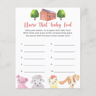 Boerderij - Noem dat baby Food douchegame