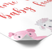 Boerderij - noem dat baby voedsel poster (Hoek)