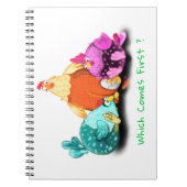 Boerderij Notitieboek kippen die op eieren wachten (Voorkant)